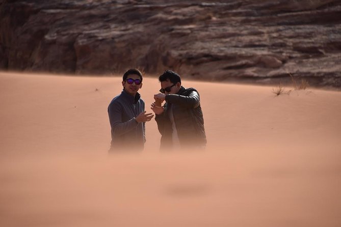 2-Day Tour: Petra, Wadi Rum, and Dead Sea from Amman - Sunset and camp life in Wadi Rum