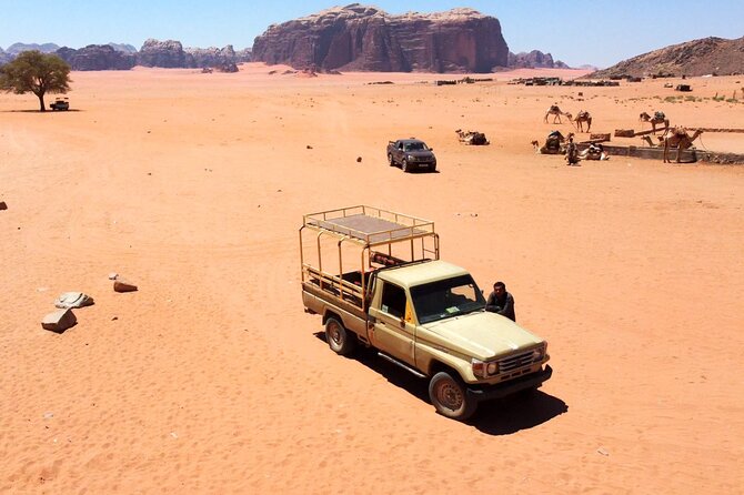 4x4 Full-Day Desert Tour - The 4x4 ride through Wadi Rum Protected Area