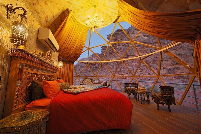 7-Day Super Luxury Guided Tour By Mercedes S-Class - Wadi Rum brings the desert night