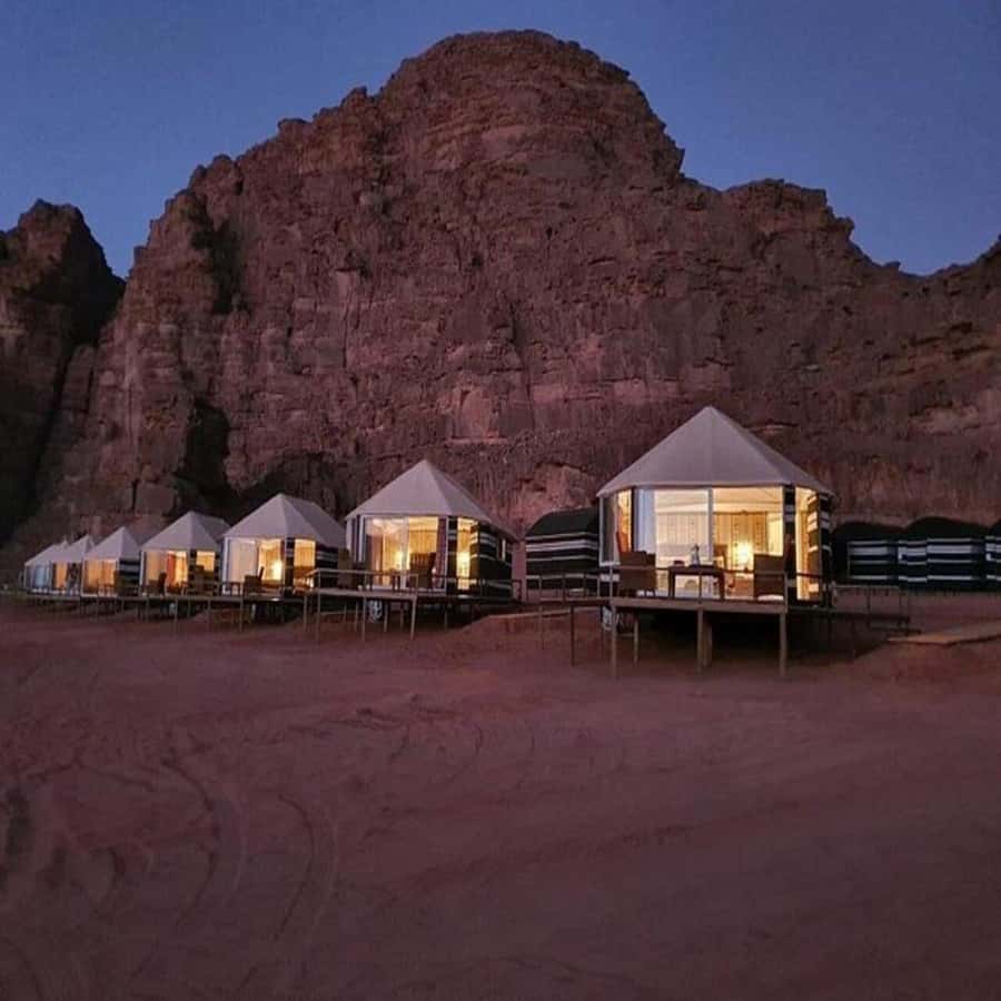 Amman Private Tour Petra Wadi Rum And Dead Sea 2day Bubble - Wadi Rum after Petra: red sand and a Bedouin camp