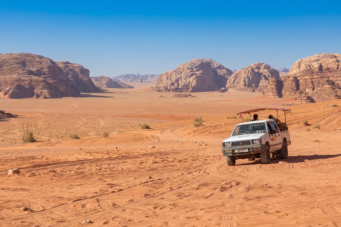 Best of Wadi Rum | Full day jeep tour + overnight in bedouin camp | Pack all-in - Lawrence of Arabia sites and Nabatean carvings