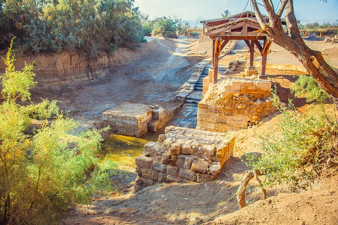 Day Tour Bethany Baptism Jordan River Site & Dead Sea from Amman - Walking Through Bethany Beyond the Jordan