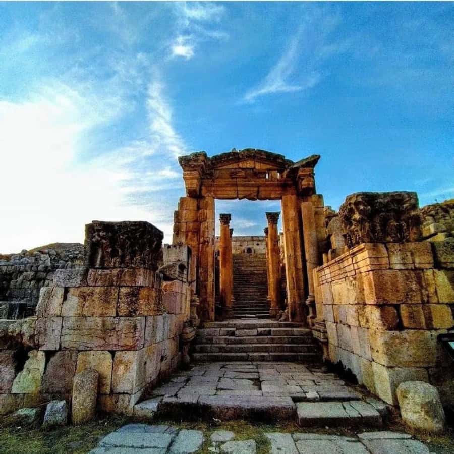 Day Tour Jerash and Amman City Tour From Amman - Walking through Jerash’s Roman streets