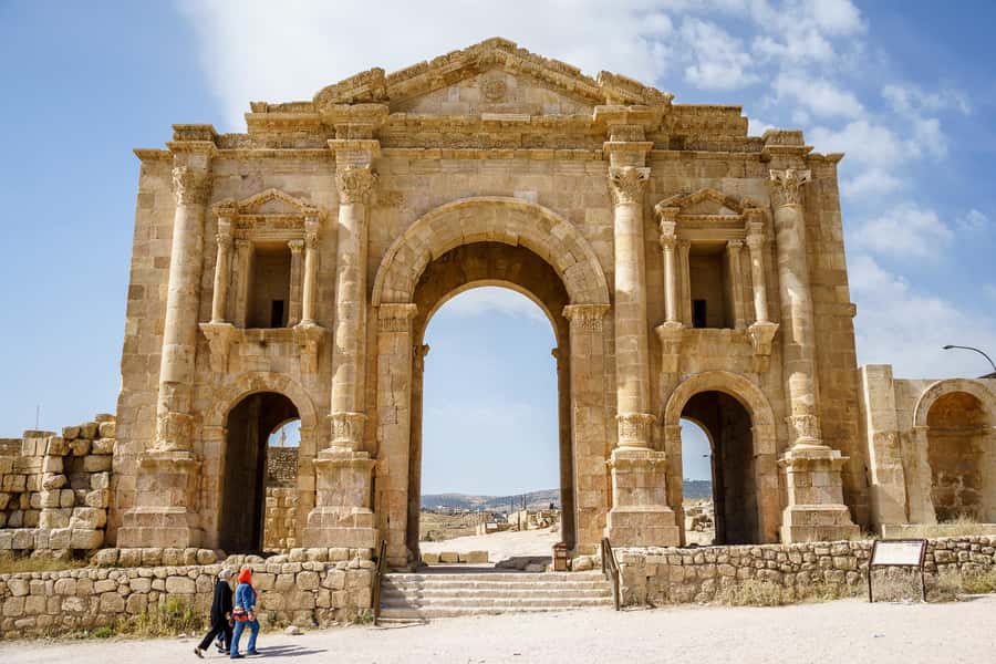 From Amman : Full day tour - Jerash and the Dead sea. - Pickup in Amman and the road north