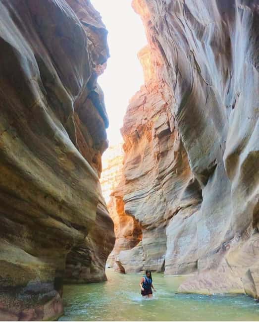 From Amman or Madaba: Wadi Mujib Hiking Tour - The Wadi Mujib Hike: Water, Rock, and Work