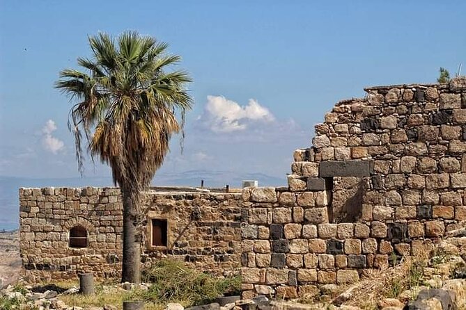 From Amman: Private Full Day Tour Jerash Ajloun & Um Qais - Umm Qais and the black basalt theater