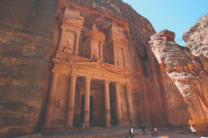 From Aqaba a Day Excursion to Petra - The Treasury, Roman Theater, and Royal area