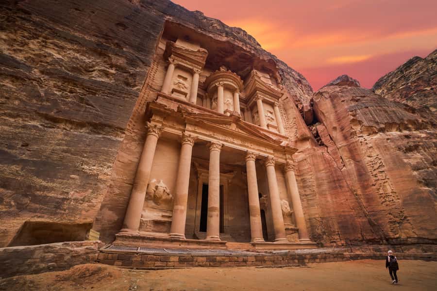 From Aqaba: Petra 1 Day Tour - Through the Siq to the first Treasury view