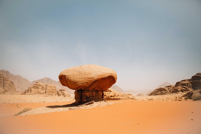 From Aqaba: Wadi Rum Desert Tour with taxi transfers from Aqaba - Red Sand Dune and the first real desert views