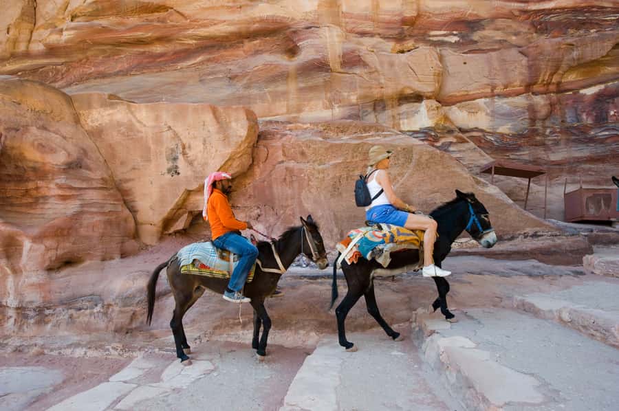 From Eilat: Petra Day Group Tour - Entering Petra and reaching the Treasury