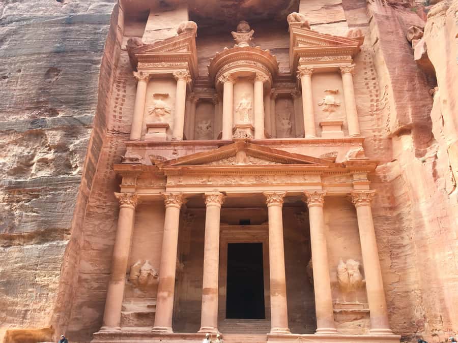 From Eilat: Petra Full-Day Guided Tour with Transfers - Entering Petra, the red-rose city