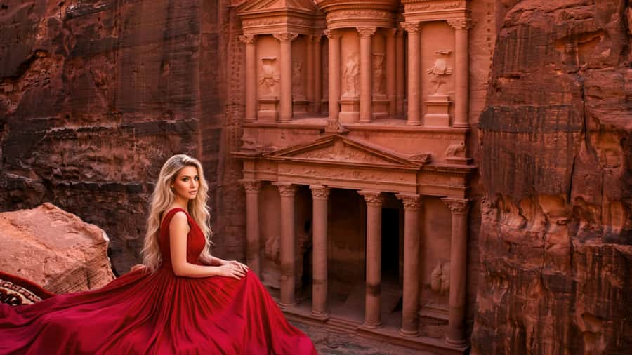 From Sharm El Sheikh: Day Tour to Petra by Ferry - Reaching Petra and entering through the Siq
