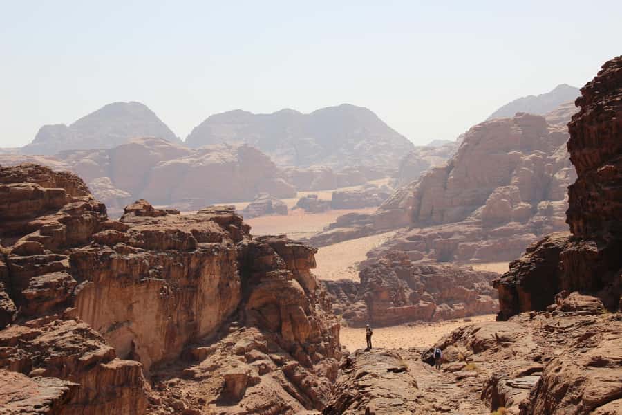 From Wadi Rum: 2-Day Hiking Adventure and Jeep Tour - Sunset Above Wadi Rum