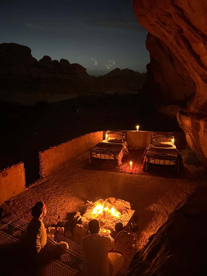 From Wadi Rum: Jeep Tour with Overnight Desert Camping - Arriving at Wadi Rum Rest House