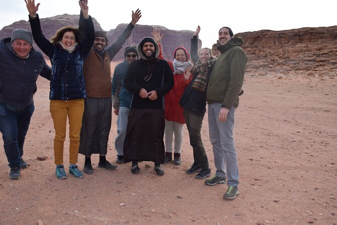 Full-Day 4x4 Wild Desert Expedition with night in private tent - Starting at Wadi Rum Village at 9:00 a.m.