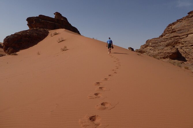 Full-Day 8 Hour Jeep Tour into Wadi Rum Protected Area with Stay - Getting into Wadi Rum by 4x4