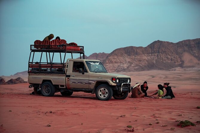 Full Day Jeep & Camel Tour No stay - Mushroom Rock and Wadi Rum’s strange shapes