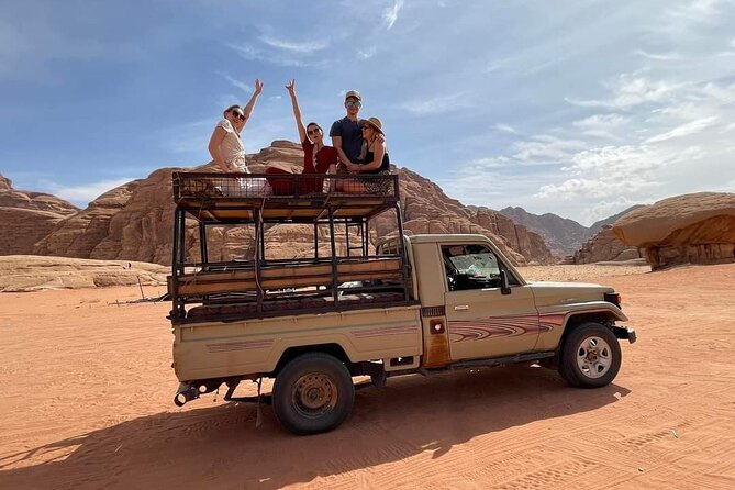 Full Day Jeep & Camel Tour No stay - Walking through Abu Khasaba Canyon