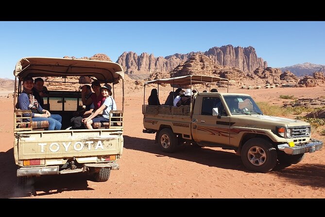 Full Day Jeep Tour and Overnight in Wadi Rum - Lawrence’s Spring and the first desert views