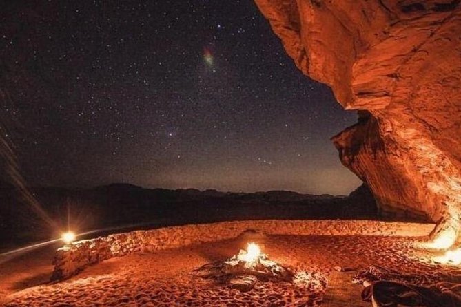 Full-Day Jeep Tour and Sleeping in cave Night Under the Stars - Khazali Canyon and ancient rock carvings
