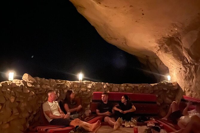 Full-Day Jeep Tour and Sleeping in cave Night Under the Stars - Mushroom Rock and the Um Frouth arches