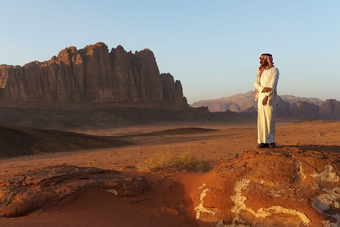 Full-Day Jeep Tour in Wadi Rum with Overnight Stay - Mushroom Rock and the approach to Burdah