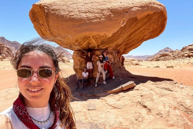 Full Day Jeep Tour + Night Under the Stars - Um Frouth Rock Bridge from above and below