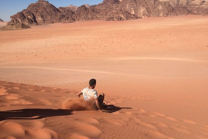 Full-Day Jeep Tour, Wadi Rum Desert Highlights - Khazali Canyon and ancient carvings