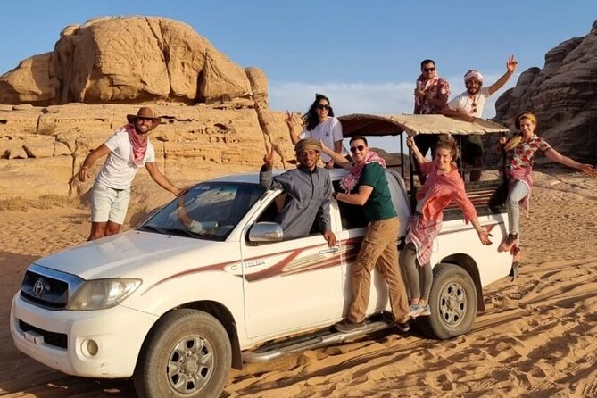 Full Day Jeep Tour with Overnight in Bedouin Camp - A cooked lunch in the open desert