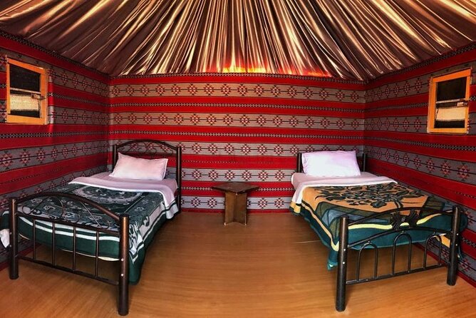 Full Day Jeep Tour with Overnight in Bedouin Camp - The 40-minute walk through Burdah Canyon