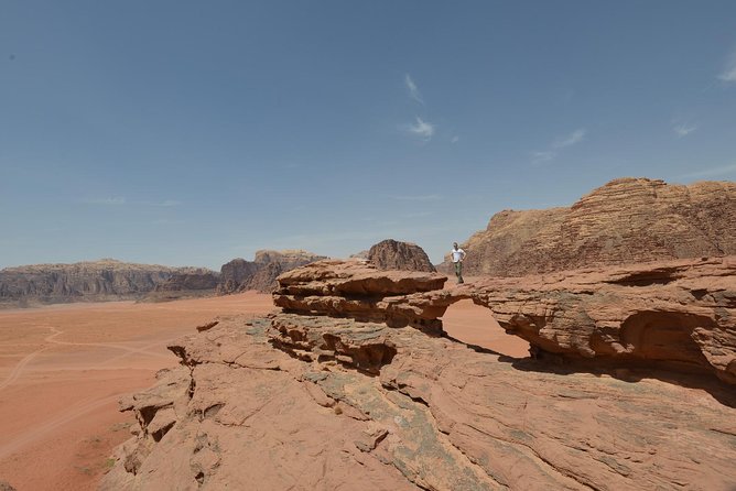 Full Day Jeep Tour with Overnight in beduin Camp Stay! (All Meals Included) - Little Bridge, tea, and a desert lunch