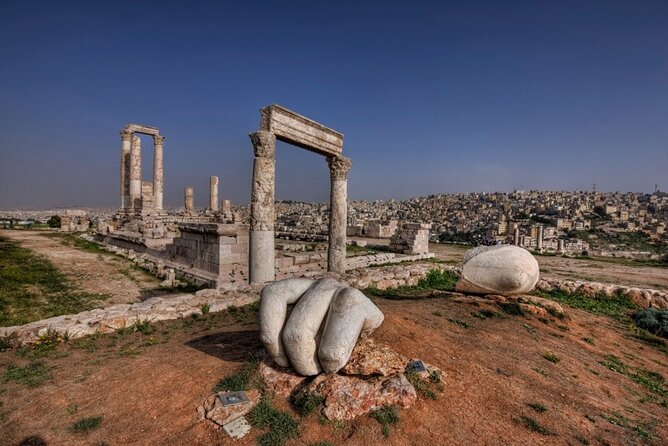 Full Day Tour in Jerash and Amman City - The Roman Theatre and the view from the upper seats
