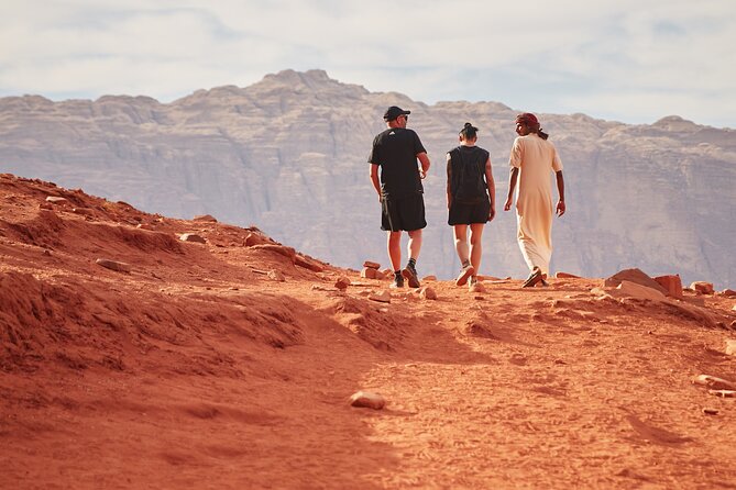 Half-Day Jeep Safari "Wadi Rum Highlights!" w/ Professional Bedouin Guide - Red dunes, sandboarding, tea, and camel rides