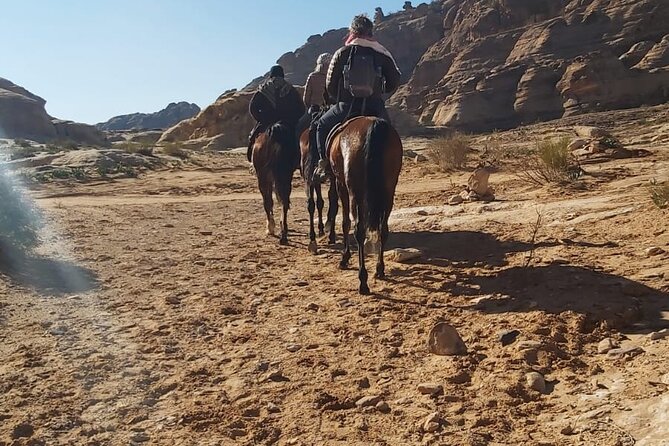 Half-Day Private Indiana Jones Petra Back Road Trial Tour - Reaching the Monastery by horse and on foot