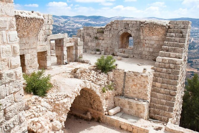 Jerash Ajloun and Umm Qais Private Tour - Ajloun Castle and the Jordan Valley views