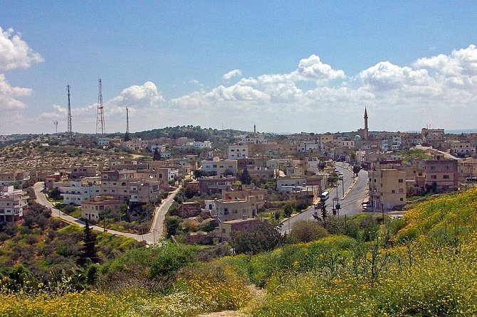 Jerash, Umm Qais, Cave of Jesus From Amman - Umm Qais: Gadara above three countries