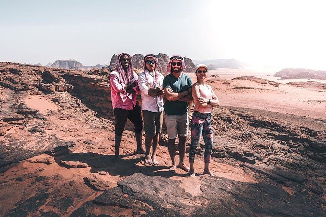 Lawrence's House Jeep Tour (5 hours) - Jebel Khazali combines shade and ancient carvings