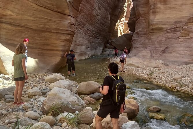 One Day Hiking Wadi Al Hasa Canyon - Returning beside the river