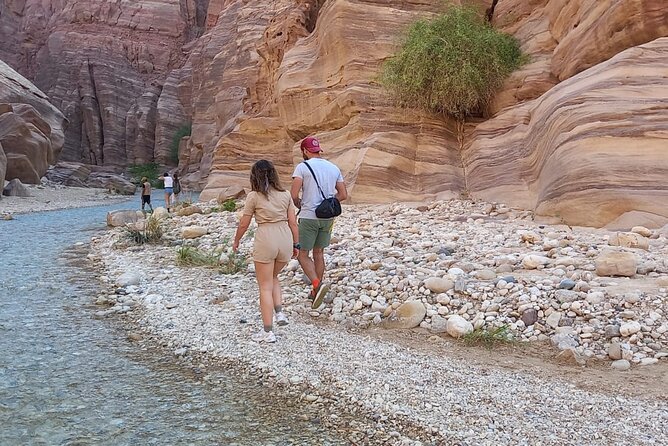 One Day Hiking Wadi Al Hasa Canyon - Ismail, Sufuan, and the local connection