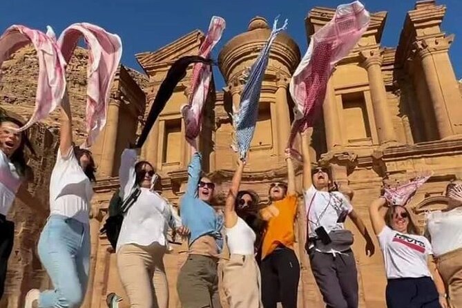 Petra Wadi Rum & Dead Sea Two days private tour - Floating at the Dead Sea on day two