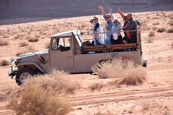 Private 2-Day Tour: Petra, Wadi Rum, and Dead Sea - Wadi Rum: sunset, jeep ride, and desert night