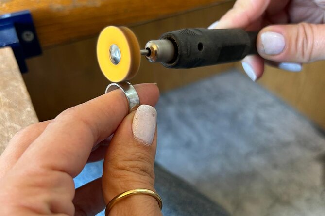 Private Experience of Simple Silver Ring Making in Amman - The first step: choosing the ring shape and thickness