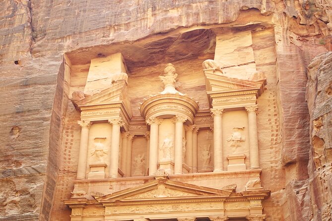 Private Petra Back Entrance Tour with Guide . - The Street of Facades and the Long Approach to the Treasury