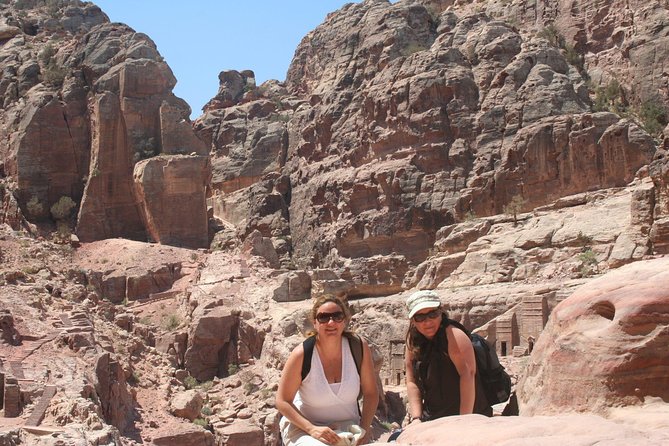 Private Two Day Tour To Petra, Wadi Rum and Dead Sea from Amman - Walking through Petra’s Siq to the Treasury
