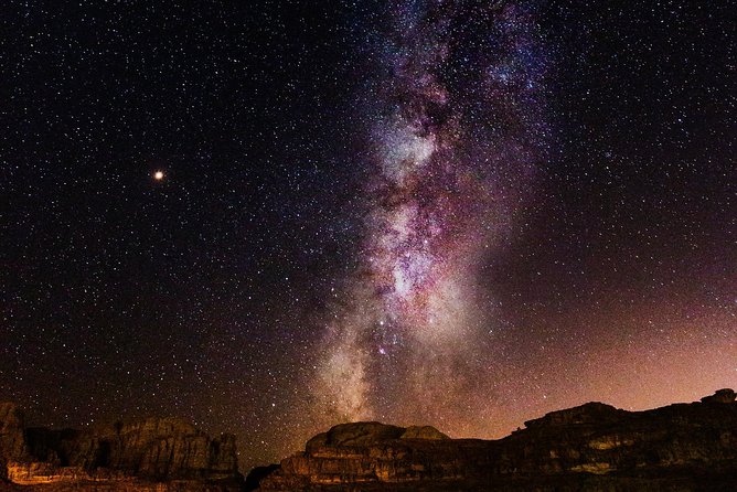 Stargazing Adventure in Jordan - Group Two works with the GPS telescopes