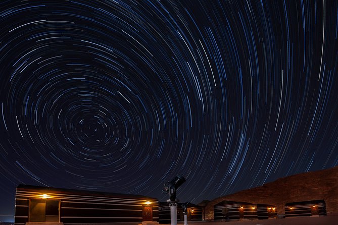 Stargazing Adventure in Jordan - The final time-exposure group photo