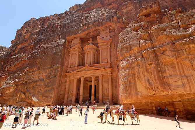 Treasures of Jordan Tour-7 Days Discover Petra & Dead Sea & Wadi Rum with Hotels - Madaba mosaics and the view from Mount Nebo