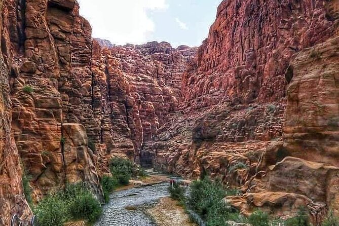 Wadi Al Mujib Adventures From Amman, QAI Airport, Deadsea or Madaba - The waterfall at the end of the route
