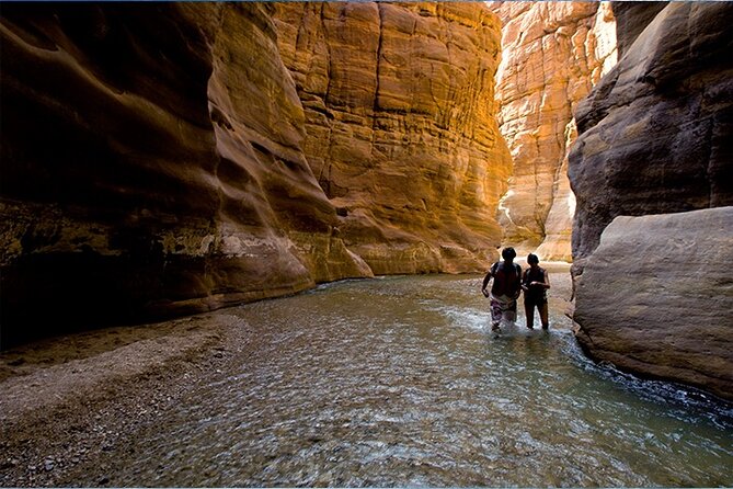 Wadi Mujib Siq Trail Hiking Experience from Dead Sea - Ropes, ladders, and rocky sections