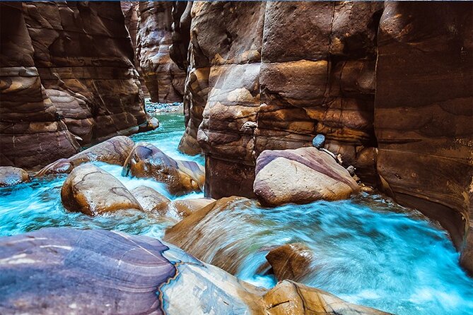 Wadi Mujib Siq Trail Hiking Experience from Dead Sea - Starting at Mujib Bridge